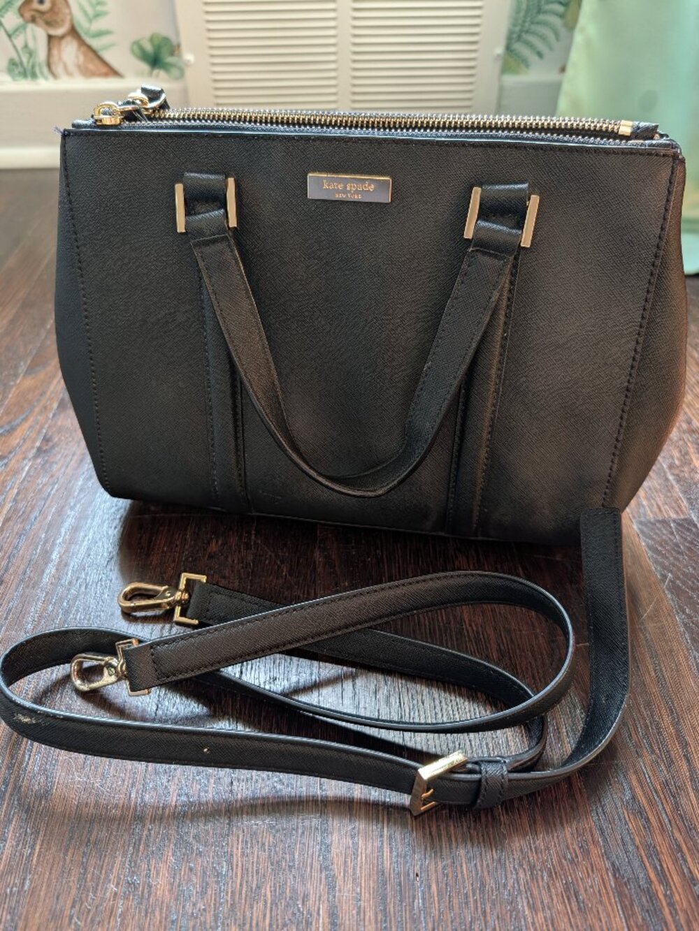 Kate Spade Saffiano Leather Satchel Crossbody